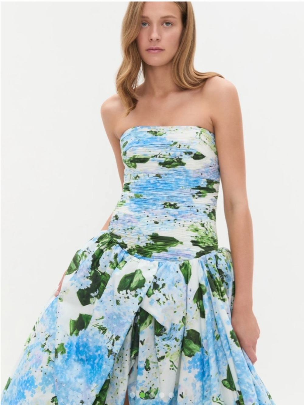 AJE Behold Strapless Floral Maxi Dress - Picture 2 of 11
